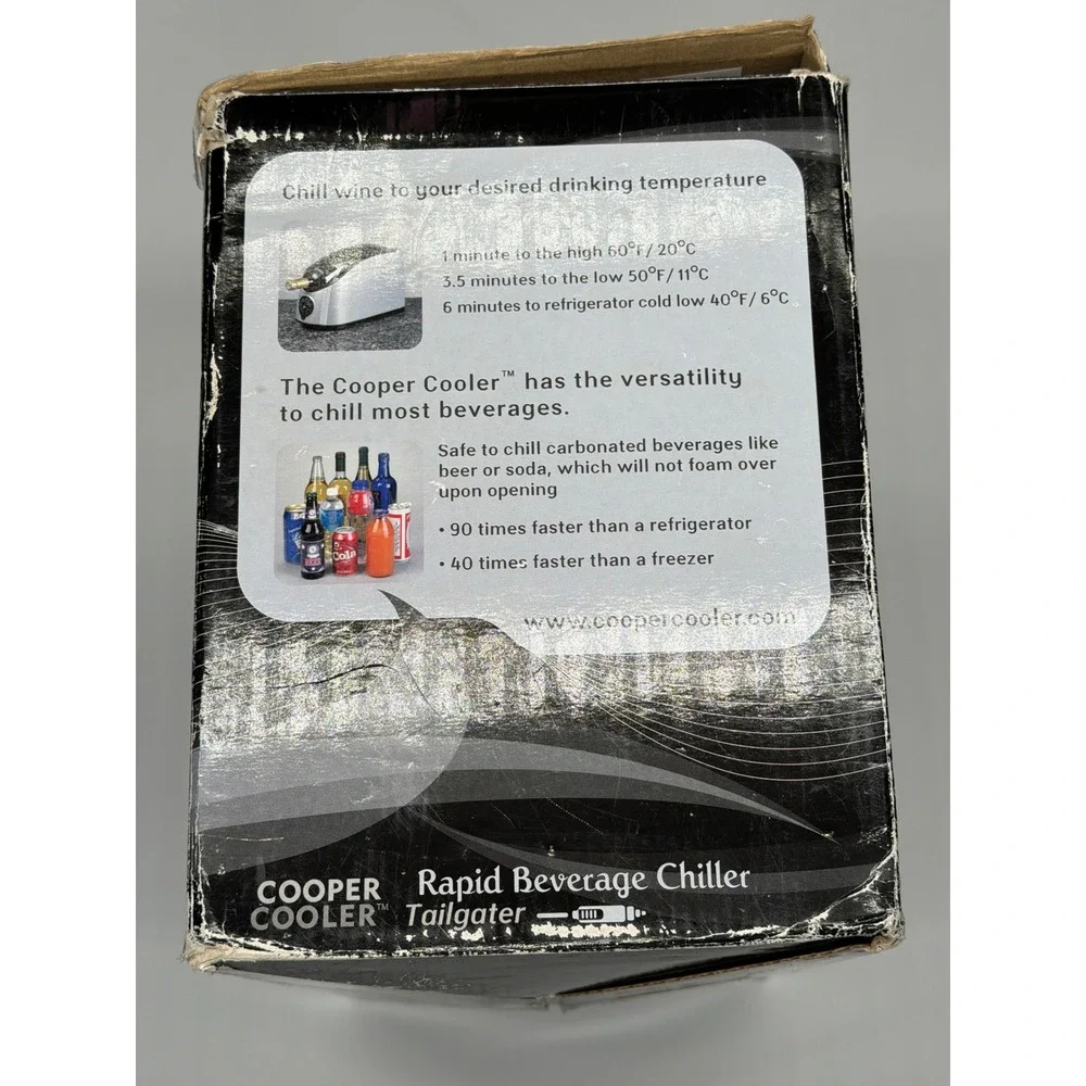 Cooper‎ Cooler Tailgater Rapid Beverage Chiller Wine Beer Soda 12V Adapter